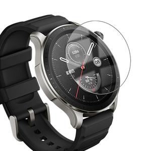 Protector de Pantalla Antirrayas para Reloj Inteligente <span class=keywords><strong>Amazfit</strong></span> <span class=keywords><strong>GTR4</strong></span>, Película Protectora de Vidrio Templado Transparente HD 2.5D 9H - Product Image 3