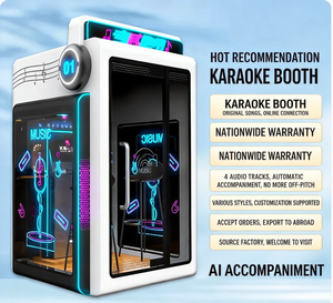 Cabina de Karaoke Insonorizada que Funciona con Monedas |   Máquina de Karaoke Móvil con Acompañamiento de IA - Product Image 6