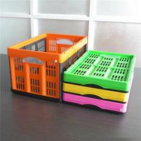Caisse en maille pliable et empilable durable de 530*360*295 mm avec poignée intégrée