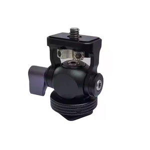 Accesorio de Cámara de Aleación de Aluminio Ligero, Liberación Rápida, Cabezal de Bola de <span class=keywords><strong>Caracol</strong></span> con Amortiguación Ajustable de 180°, con Zapata Fría para Monitor - Product Image 4