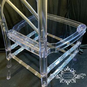 Sedia trasparente KD Rental Wedding Cross Back PC <span class=keywords><strong>per</strong></span> matrimoni, hotel, sale <span class=keywords><strong>da</strong></span> <span class=keywords><strong>pranzo</strong></span> e soggiorni. - Product Image 6