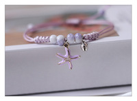 Bracelet Bohème Chic en Coquille d'Abalone, Breloque Tendance Tortue et Étoile de Mer pour Femme