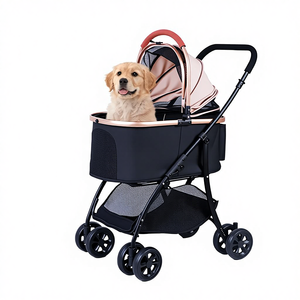 Carriola Metálica Plegable <span class=keywords><strong>para</strong></span> Mascotas Inlai, <span class=keywords><strong>para</strong></span> <span class=keywords><strong>Perros</strong></span>, Gatos y Razas Pequeñas, Ligera y Portátil - Product Image 2