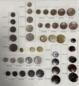 Tùy Chỉnh Thân Thiện Với Môi Vòng Quần Áo May Mặc Nút 2 Lỗ 4 Lỗ Bằng Gỗ Vỏ Dừa Tự Nhiên Nút Dừa Thiết Kế - Product Image 4