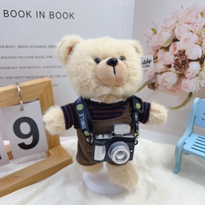 फैशनेबल नरम 14-17 सेमी गुड़िया कपड़े टेडी भालू स्टाइलिश पशु खिलौने गुड़िया कपड़े के सामान - Product Image 3