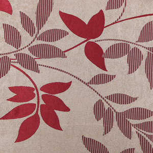 DaiRui Wholesale Price OEM Customized High Quality Red <strong>Flower</strong> Jacquard Grommet Top <strong>Curtain</strong> for Living Room - Product Image 6