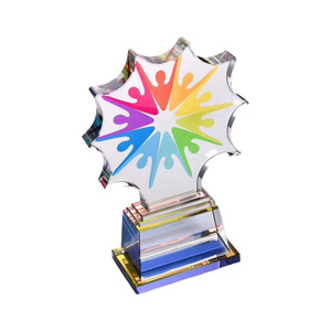 ELOR Custom Clear Square Crystal Trophy für das Jahres treffen des Unternehmens, poliert für Abschluss anlässe Sport-Souvenir - Product Image 6