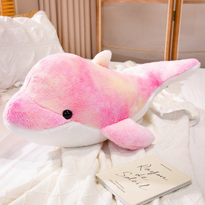 Colorful Whale Plush Toys Marine Animals Throw <b>Pillows</b> Stuffed Animal Doll Bed Sleeping <b>Large</b> Toy Children Gift PP Cotton Filled - Product Image 6