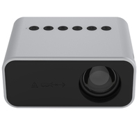 Nouveau Mini projecteur T500 1920x1080P 80 Lumens Mini Home cinéma LED HD projecteur Portable numérique avec télécommande et adaptateur
