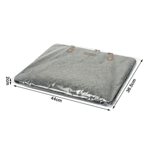 Custom Size 100% Wool Heat-Resistant Ironing Mat 1/2" Thick for Tabletop Use with Felt Bag - Product Image 6