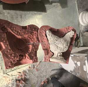 Grands moules de statue d'animal en silicone pour figurines de sculpture de jardin <span class=keywords><strong>moule</strong></span> de façonnage de produit ménager - Product Image 5