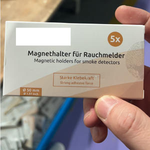 Juego de 2/3/5/10/20, instalación rápida y segura sin perforación, montaje magnético autoadhesivo para Detector de humo, diámetro de 50 mm para el hogar - Product Image 4
