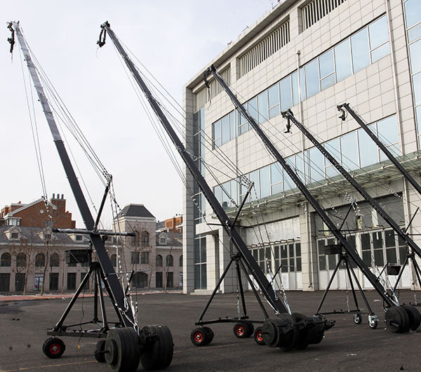 12.4m/40ft Jimmy Jib Crane for Video Camera DSLR With L Dutch Head