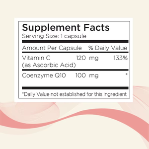 Cápsulas de CoQ10 Puro de 100 mg Sin Lácteos, Venta al por Mayor de Fábrica, Apoyo a la Salud Cardiovascular con Vitamina C y Coenzima Q10 - Product Image 2