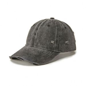 Gorra de Béisbol Vintage Desgastada y Rota con Logotipo Personalizado, 100% Algodón, Unisex, 6 Paneles, Hebilla Metálica, Venta Caliente de Fábrica, en Stock - Product Image 2