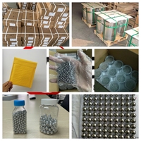Magnetische massive 6mm 440C Edelstahlkugel, rostfreie Stahlkugel, hochpräzise Metallkugel für industrielle Lagerteile