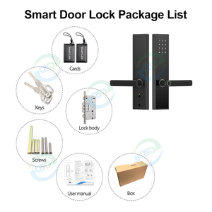 Tuya App WiFi Cerradura de puerta biométrica de huellas dactilares Aleación de aluminio 6052 TTLock electrónico para Bluetooth Seguridad en el hogar Manija inteligente <span class=keywords><strong>Lo</strong></span> - Product Image 6