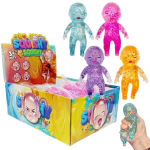 Juguete antiestrés de subida lenta con purpurina, Squishy de bebé de 14 cm, Muñeca de bebé suave y linda Natasha, Regalo divertido para aliviar el estrés - Product Image 2