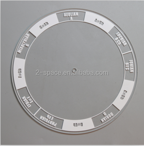 Impression personnalisée, plaque de nom en lucite de 5 mm d'épaisseur, découpe au laser, disque rond en perspex, cercle rond en acrylique transparent - Product Image 6