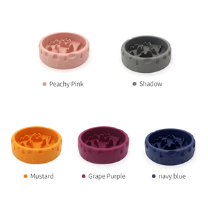 Bol pour chien en silicone <span class=keywords><strong>de</strong></span> qualité alimentaire, bol anti-étouffement à ventouse antidérapante, bol pour manger lentement pour chat, accessoires pour animaux <span class=keywords><strong>de</strong></span> compagnie - Product Image 6