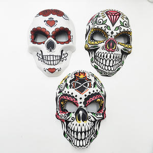 Halloween Mexican Day Of The Dead Ghost Festival Skelet Horror Maskerade Masker Voor Halloween Cosplay Carnaval Decoratie Masker - Product Image 3