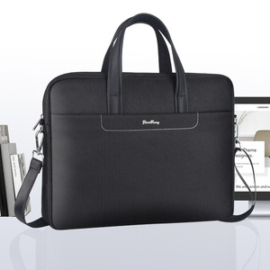 Túi xách tay đựng laptop bằng vải bố chống thấm nước có khóa kéo dành cho nam, thích hợp cho các cuộc họp chính phủ và sử dụng văn phòng - Product Image 2