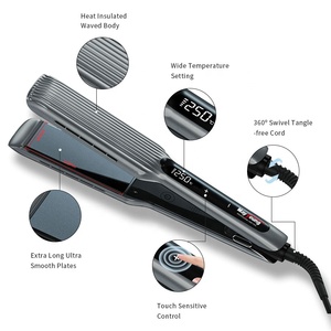 Lisseur de <span class=keywords><strong>cheveux</strong></span> professionnel <span class=keywords><strong>solaire</strong></span> à plaques larges avec écran LED - Product Image 2