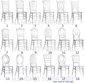 批发便宜的透明婚礼塑料椅
