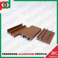 Profilés de fenêtres et de portes en aluminium de Foshan, matériau personnalisé sur mesure