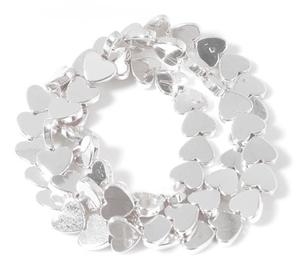 ゴールド ストーン ビーズ メッキ ヘマタイト スクエア＆ハート ビーズ 縦穴 ルースストーン ブレスレット DIY ジュエリー製作向け - Product Image 3