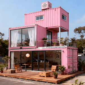 低成本两层集装箱咖啡店，为初创企业和商业街快速打造预制咖啡馆业务 - Product Image 5