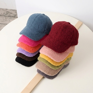 Foreign Trade <strong>Childrens</strong> <strong>Baseball</strong> <strong>Cap</strong> Korean-Style New Fashion Solid-Color 6-Panel Peaked <strong>Cap</strong> Cross-Border - Product Image 1