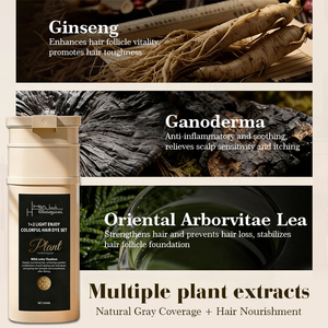 Hete Aanbieding Op Maat Gemaakte Professionele Kruiden Haarverf Crème Zonder Ammoniak Permanente Kleuring 15 Kleuren Glansrijk Gebleekt Haar voor Salon - Product Image 3