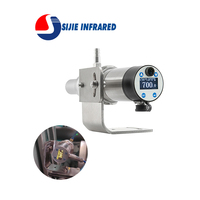 Sijie MARS-S-6018 Yüksek Sıcaklık Kızılötesi Pirometre 600~1800 OEM IP65 Dereceli 1 Yıl Garantili Hızlı Tepki Süreli 5ms Ayarlanabilir