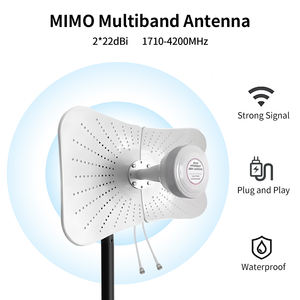 Venta caliente 4G 5G Antena Red celular al aire libre Largo alcance 1710-4200MHz Banda completa Alta ganancia 22dBi Antena de comunicación - Product Image 5