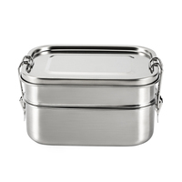 Thermos et boîte à lunch en acier inoxydable 304, retour à l'école, pliable, luxueux, moderne, récipient alimentaire
