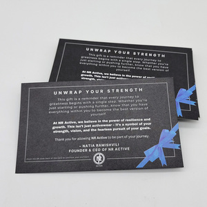 Carte de remerciement personnalisé<span class=keywords><strong>e</strong></span> avec nom et message - Product Image 1
