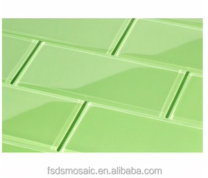 Màu xanh lá cây Dải gương kính thẳng khảm tường nhà bếp gạch backsplash gạch nhà bếp khảm devince Kính - Product Image 5