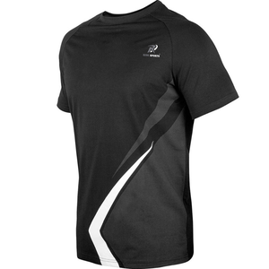 T-shirts de sport pour homme, coupe musclée, col rond, manches courtes, haute qualité, design personnalisé, 100% coton, grandes tailles. - Product Image 5