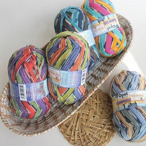 Fil à tricoter pour chaussettes Opal, 75% laine, 25% polyamide/nylon, hiver, 4 fils, tricotage de chaussettes, fil mélangé - Product Image 2
