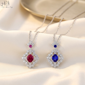 สินค้าใหม่ สร้อยคอหรูหราสำหรับส่งออก เครื่องประดับชั้นสูง ทองคำแท้ 18K เพชรแท้ธรรมชาติ และจี้ประดับอัญมณี - Product Image 6