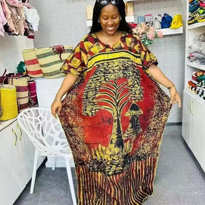 Nouvelle Robe <span class=keywords><strong>Boubou</strong></span> Imprimée Europe États-Unis, Vêtements Africains, Abaya, Robe Musulmane Dashiki Grande Taille, Mode Estivale, Kaftan pour <span class=keywords><strong>Femme</strong></span> - Product Image 5