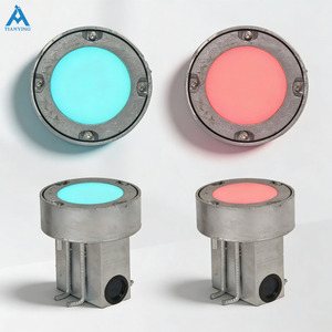 Balises routières <span class=keywords><strong>de</strong></span> <span class=keywords><strong>signalisation</strong></span> <span class=keywords><strong>de</strong></span> sécurité en fonte avec LED, feux <span class=keywords><strong>de</strong></span> <span class=keywords><strong>signalisation</strong></span> au sol intelligents pour piétons, indice <span class=keywords><strong>de</strong></span> protection IP68, DC24V, rouge-vert - Product Image 1