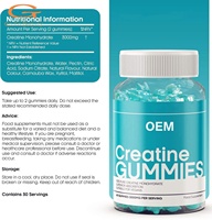 Bonbons gélifiés à la créatine HCL Chumita OEM, marque privée, complément alimentaire pour la musculation des adultes, qualité alimentaire