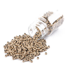 Meilleure Qualité Nano-Anneaux Doublés de Silicone Micro-Perles Outil pour Extensions de Cheveux Tube Micro-Anneaux de Silicone 1000 Pièces - Product Image 5