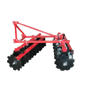 Arado de Discos de 18 Cuchillas y 2 Filas, Rojo, Cultivador de Suelo Agrícola, Maquinaria Agrícola - Product Image 1