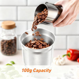 เครื่องบดกาแฟไฟฟ้าแบบพกพา <span class=keywords><strong>บด</strong></span>เร็ว 15 วินาที <span class=keywords><strong>บด</strong></span><span class=keywords><strong>กาแฟ</strong></span> พริกไทย อบเชย ดีไซน์เงียบ ถ้วย<span class=keywords><strong>บด</strong></span>ถอดได้ สแตนเลส สำหรับใช้ในครัวเรือน - Product Image 2