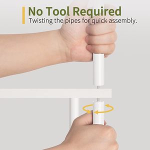 Étagère d'angle à cinq niveaux en bois naturel, idéale pour les petits espaces : <span class=keywords><strong>chambre</strong></span>, cuisine, salon, pour optimiser l'espace familial - Product Image 4