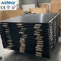 Échangeur de chaleur à microcanaux en aluminium avec revêtement électrophoretique noir pour unité de toit HVAC, bobine de condenseur