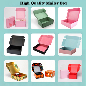 Custom Sturdy Kraft Corrugated Mailer <strong>Box</strong> Matte Lamination Clothing Packaging Folding Shipping Boxes With Your Design - Product Image 5